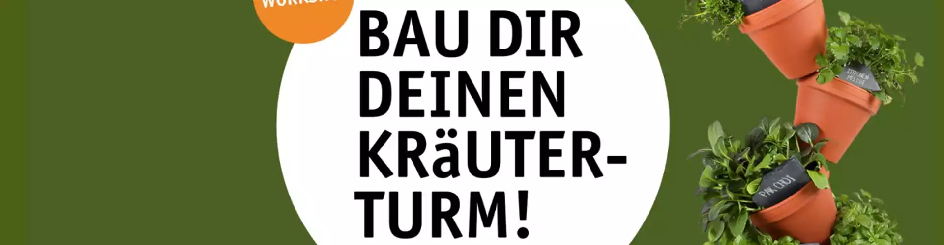 Bau dir deinen Kräuterturm