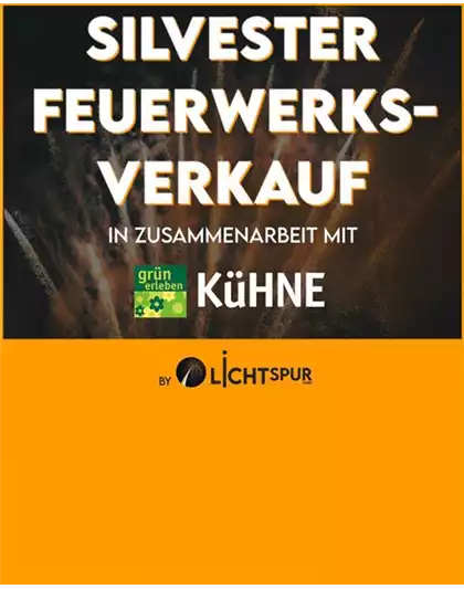 Ab 29. Dezember Silvesterfeuerwerk Verkauf