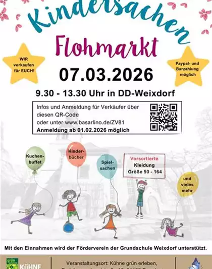 07.03. Kindersachen Flohmarkt 2026